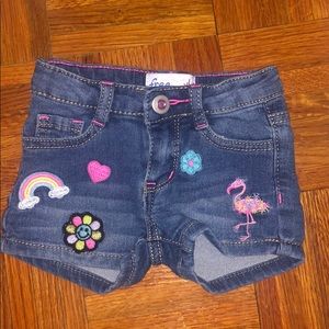 Freestyle Jean shorts with embroidered details